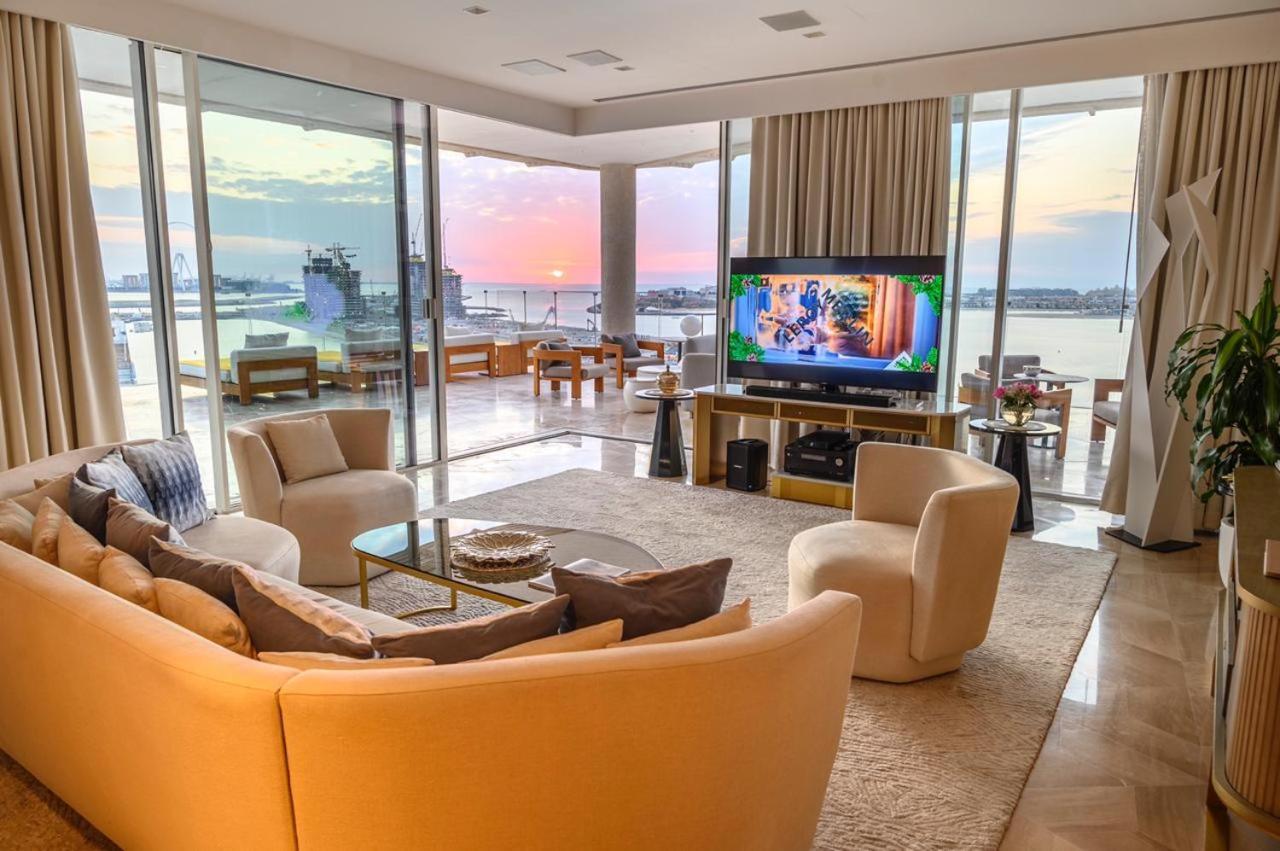 Five Palm Jumeirah 2Br Luxury Penthouse , Full Marina See View With Private Pool Dubai Bagian luar foto