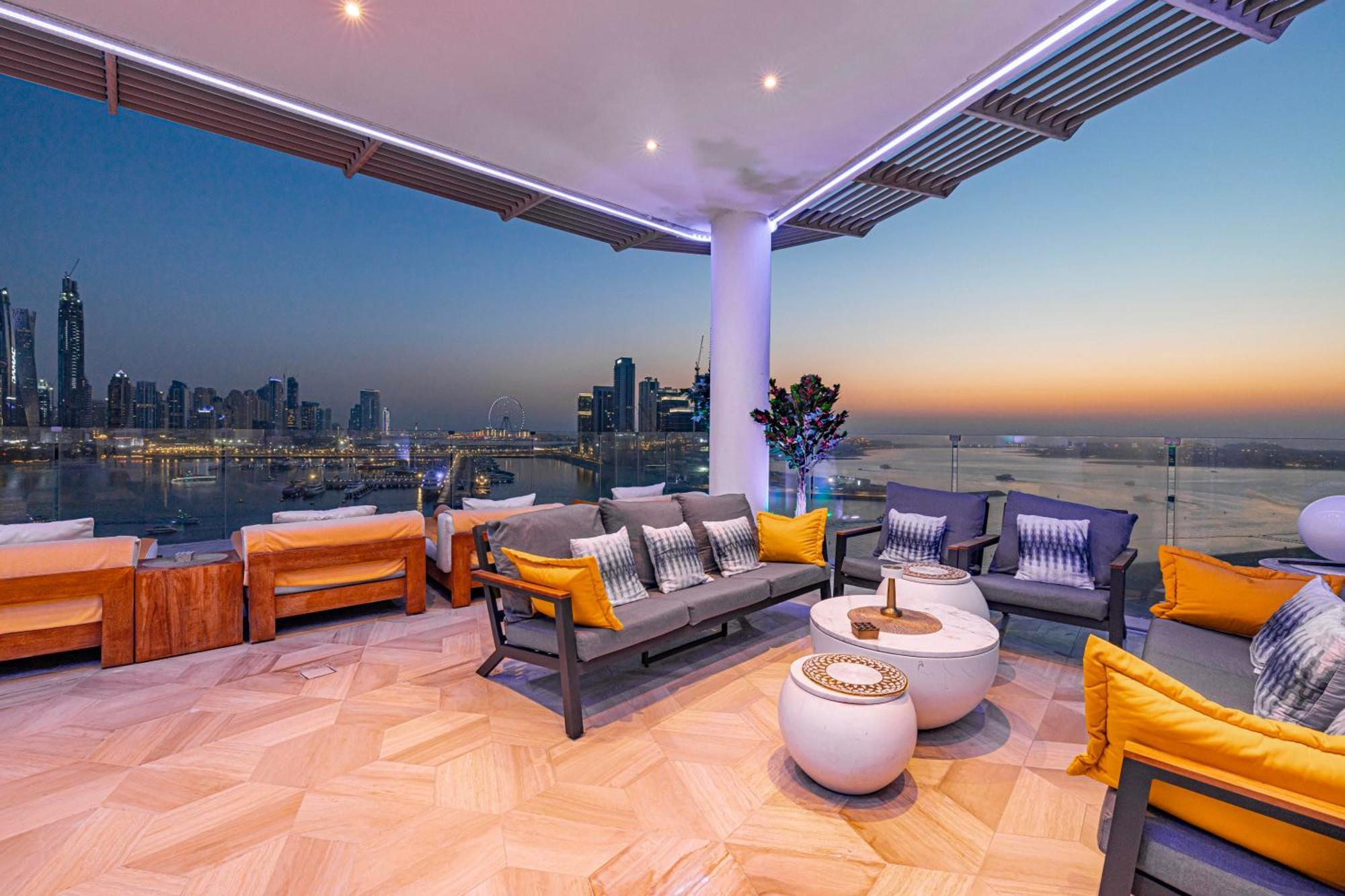 Five Palm Jumeirah 2Br Luxury Penthouse , Full Marina See View With Private Pool Dubai Bagian luar foto