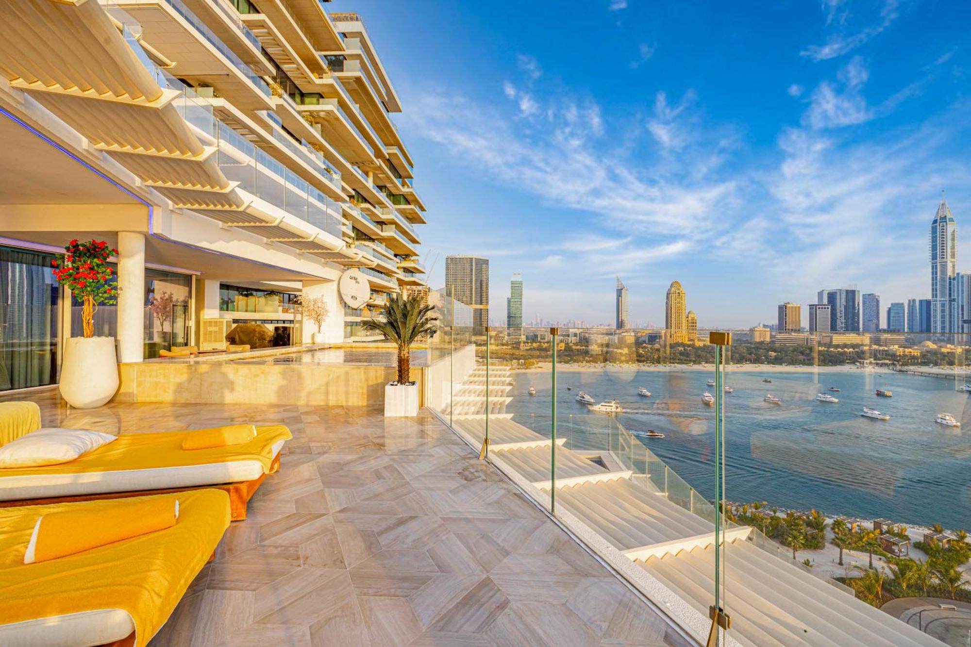 Five Palm Jumeirah 2Br Luxury Penthouse , Full Marina See View With Private Pool Dubai Bagian luar foto
