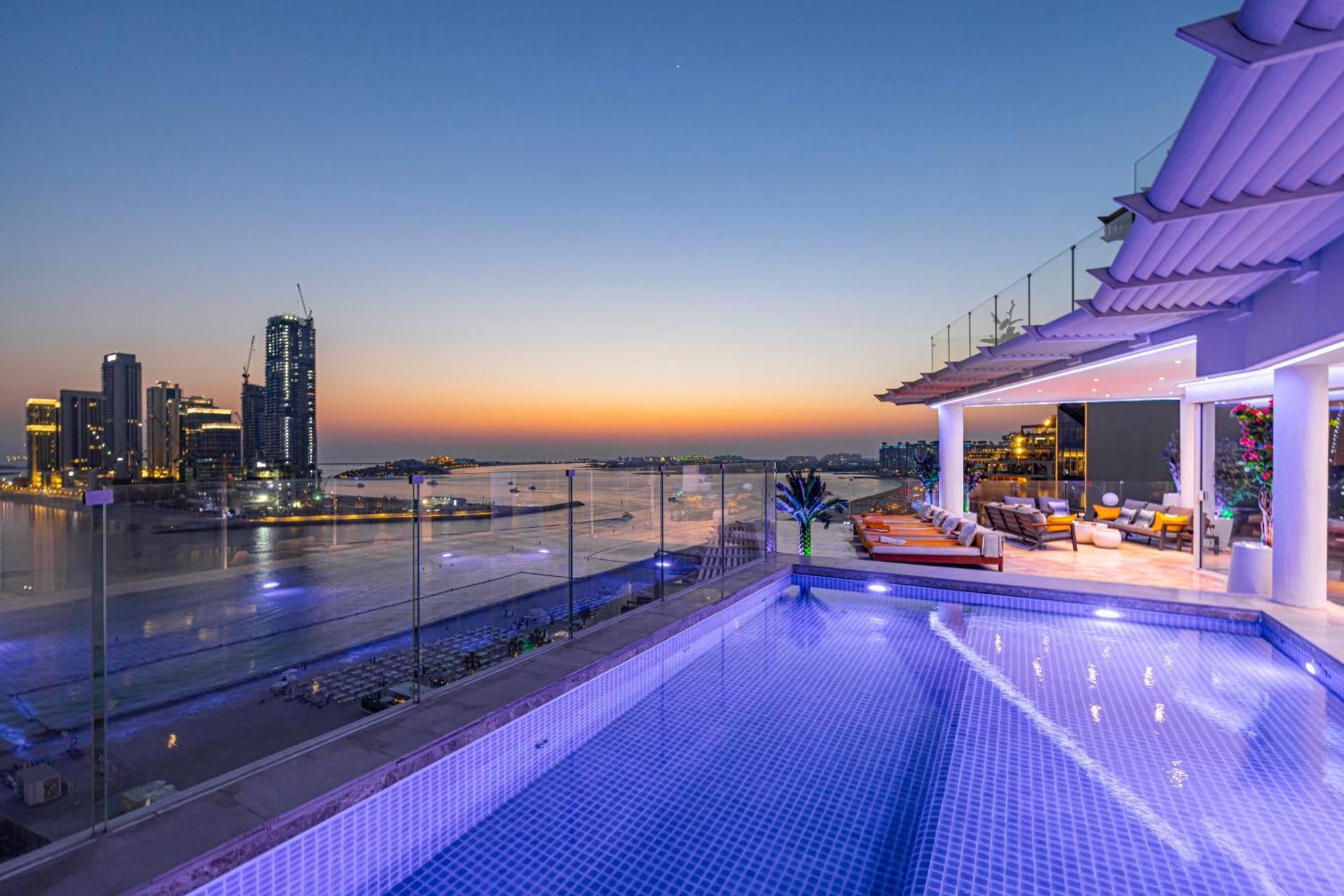 Five Palm Jumeirah 2Br Luxury Penthouse , Full Marina See View With Private Pool Dubai Bagian luar foto