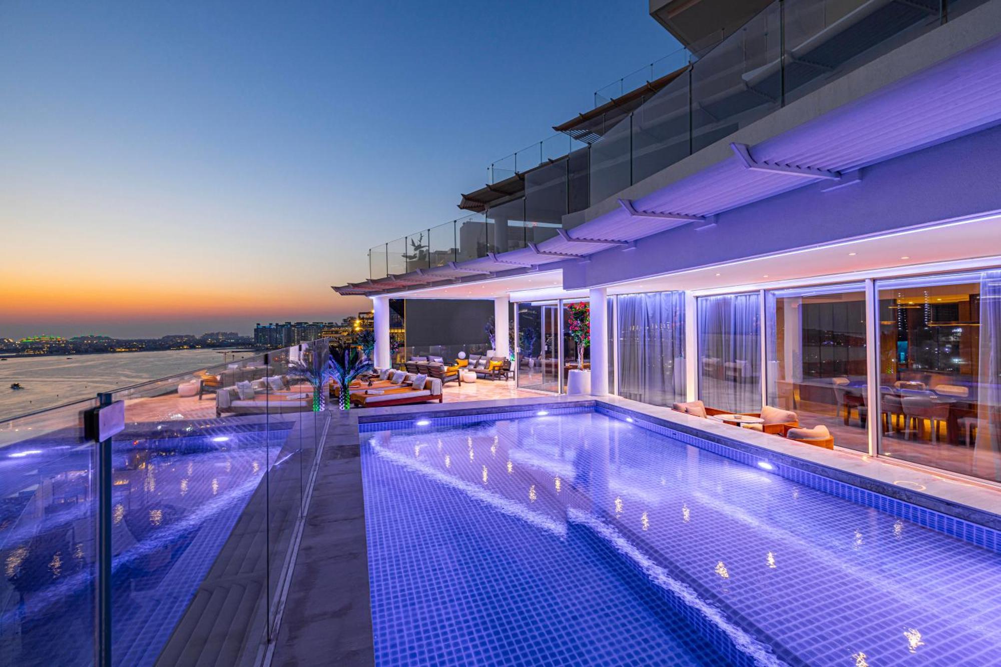 Five Palm Jumeirah 2Br Luxury Penthouse , Full Marina See View With Private Pool Dubai Bagian luar foto