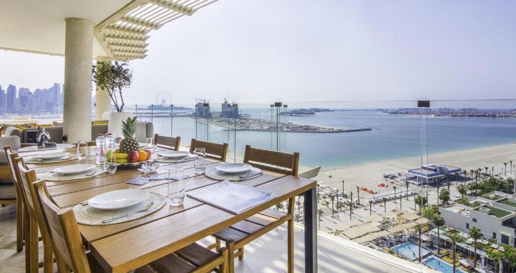 Five Palm Jumeirah 2Br Luxury Penthouse , Full Marina See View With Private Pool Dubai Bagian luar foto
